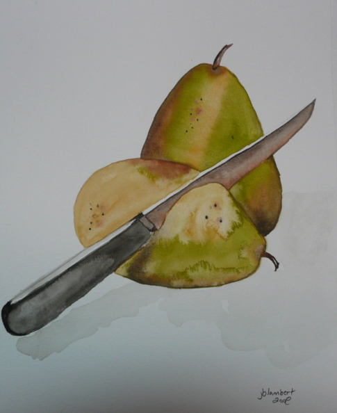 Pear Still Life